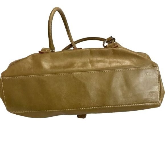 Helen Welsh Vintage Retro Green Leather Shoulder Baguette Purse Bag - Picture 3 of 16